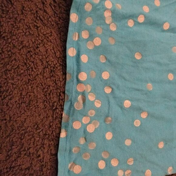 Disney Girls Blue Silver Jumping Bean Minnie Mouse Pullover T Shirt Size 6 - Picture 6 of 7